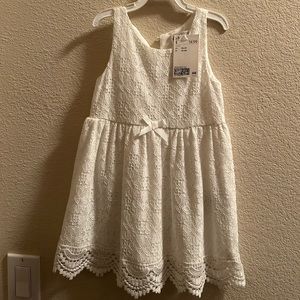 NWT Toddler girl sleeveless white dress from H&M.  Size 1.5-2 years